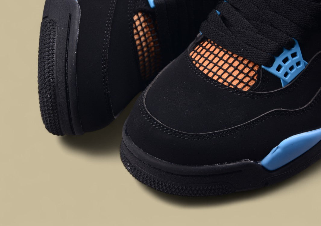 Air Jordan 4 Retro "Thunder" Black and Blue