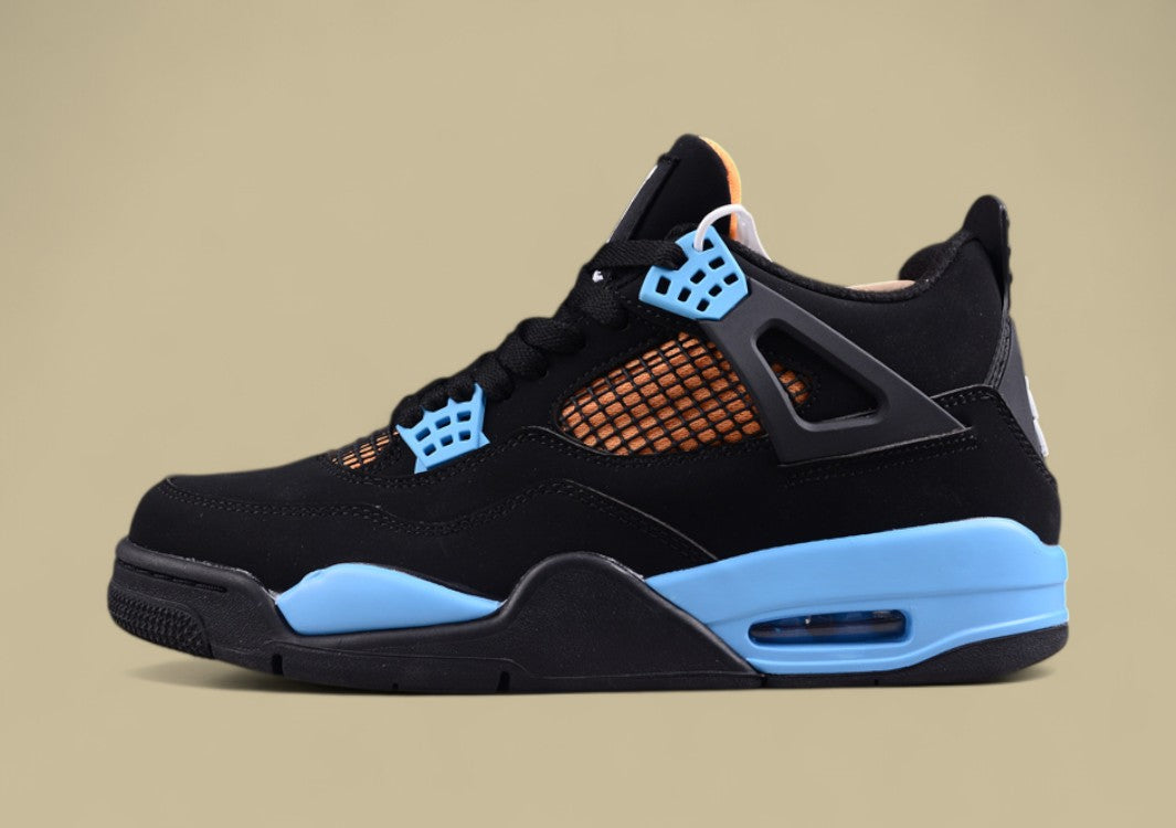 Air Jordan 4 Retro "Thunder" Black and Blue