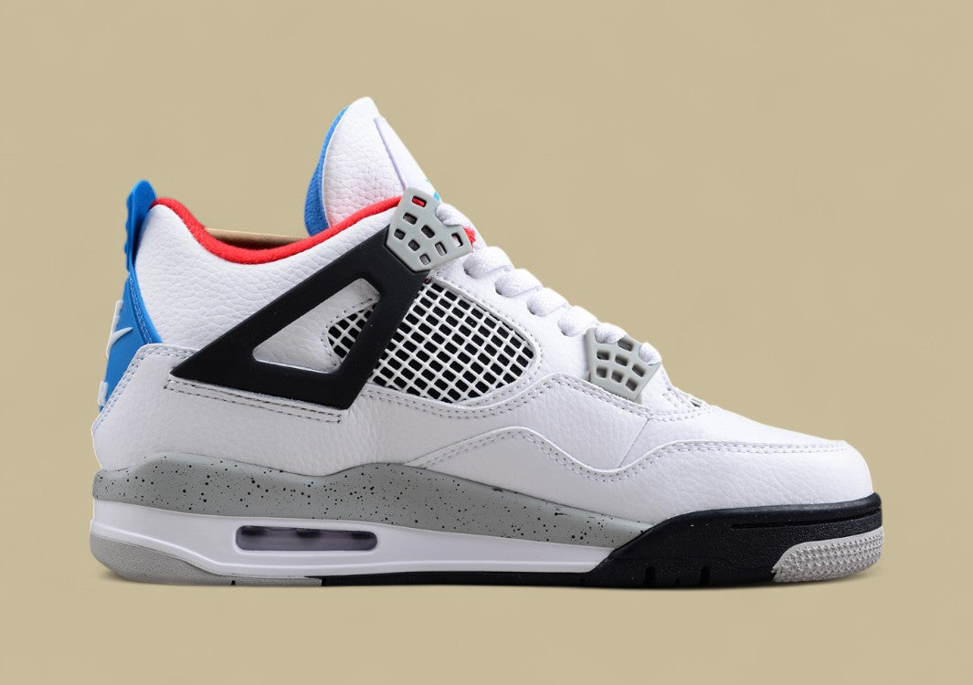 Air Jordan 4 Retro "What The" Mandarin Duck / White Cement