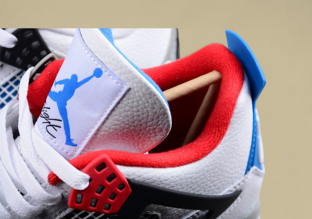 Air Jordan 4 Retro "What The" Mandarin Duck / White Cement