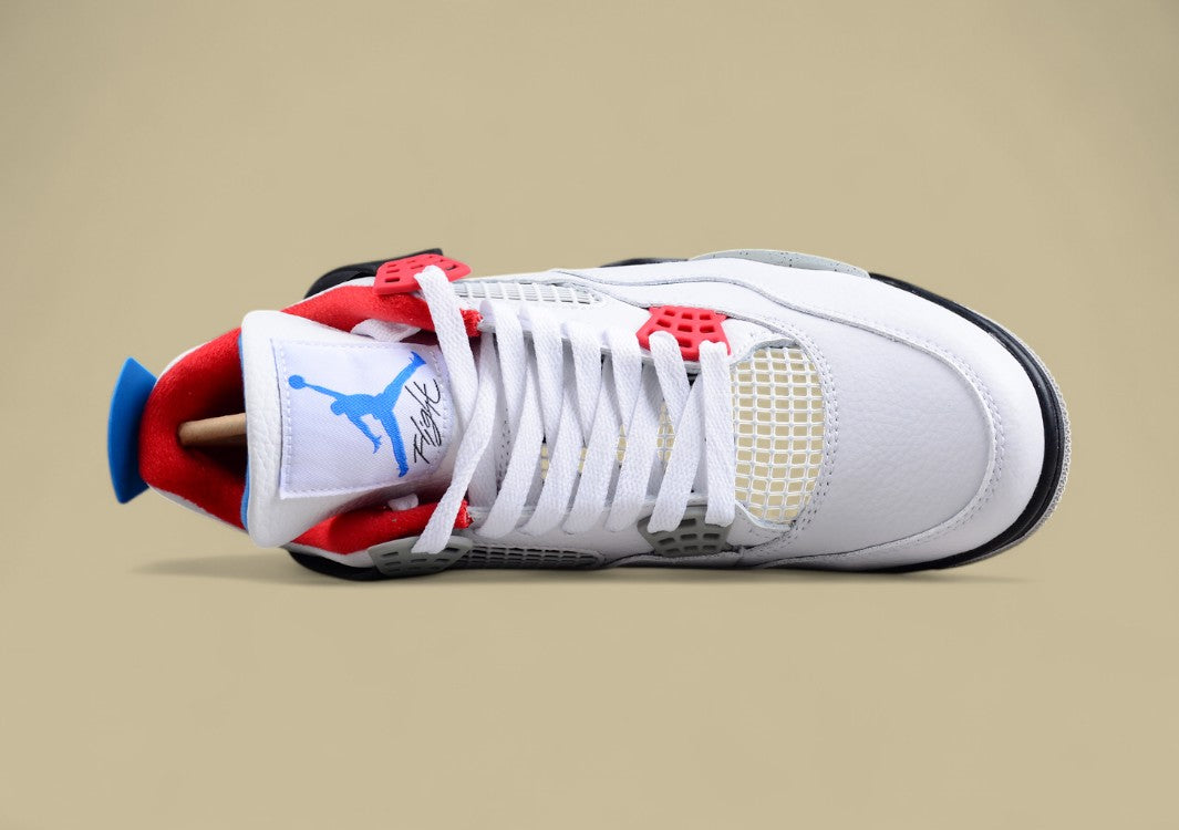 Air Jordan 4 Retro "What The" Mandarin Duck / White Cement