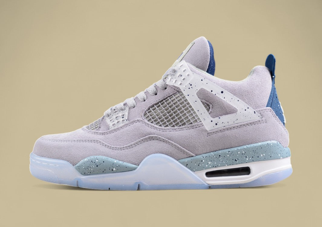 Air Jordan 4 Retro "White/Blue/Grey"