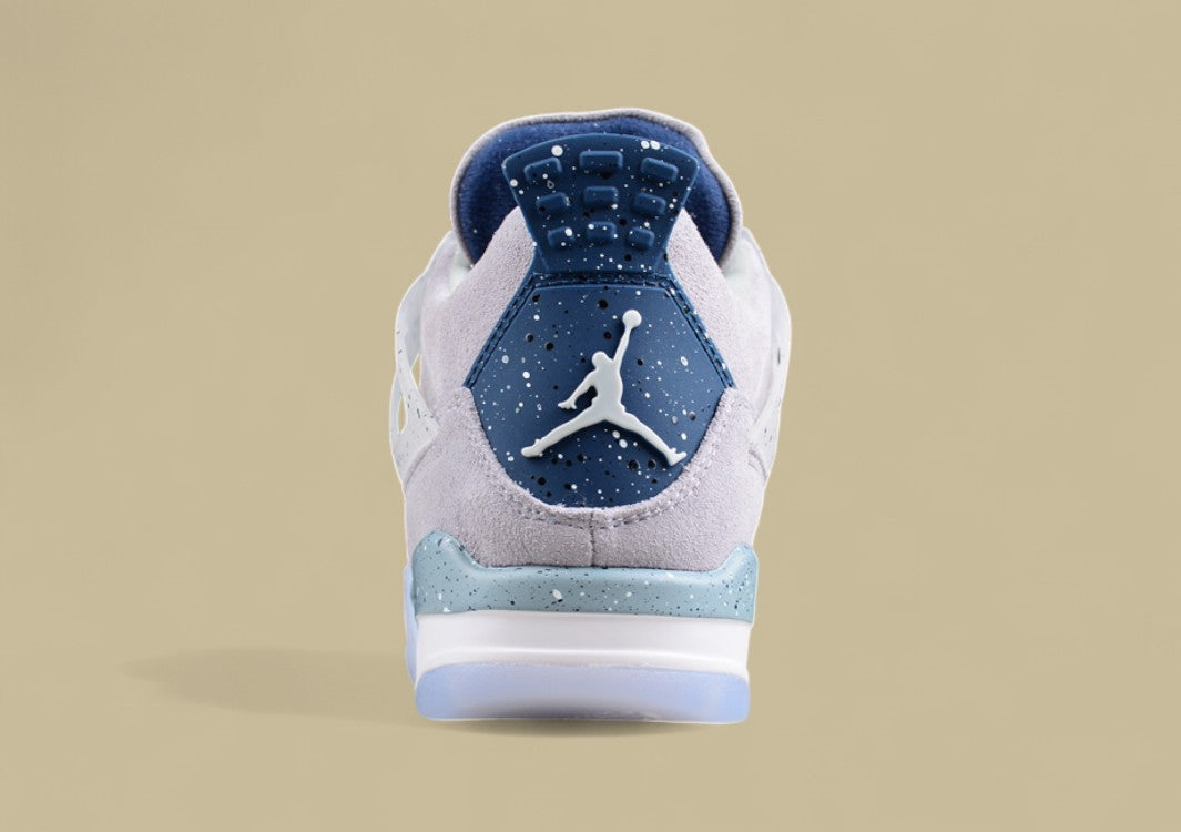 Air Jordan 4 Retro "White/Blue/Grey"