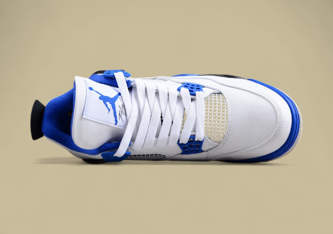 Air Jordan 4 Retro White and Blue