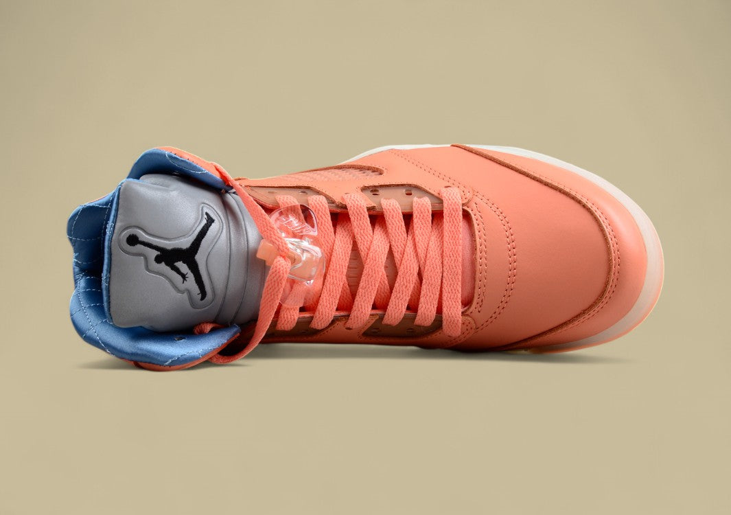 Air Jordan 5 Crimson Bliss With Light Blue