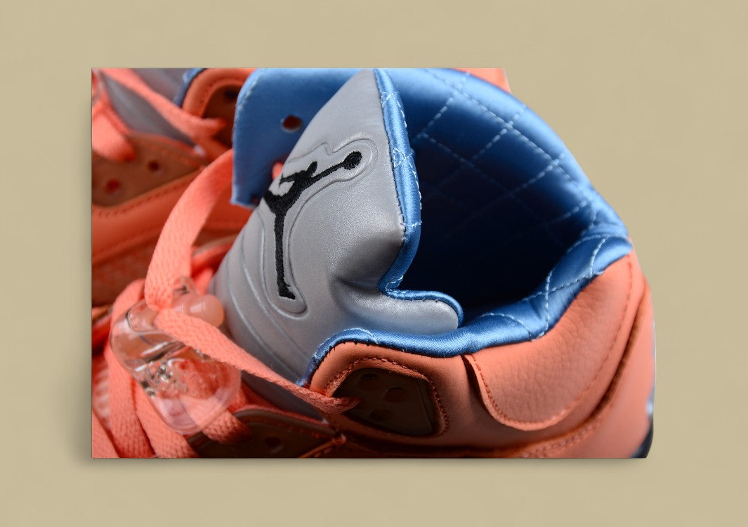 Air Jordan 5 Crimson Bliss With Light Blue