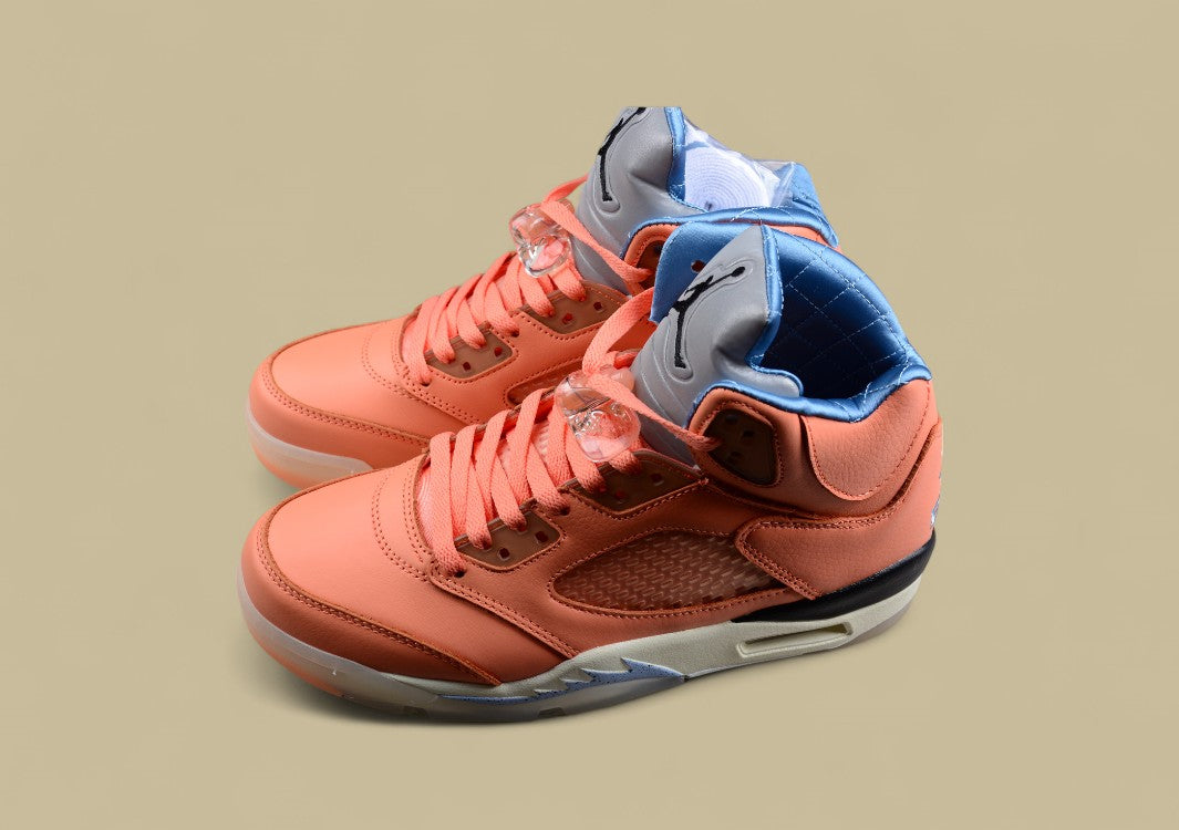 Air Jordan 5 Crimson Bliss With Light Blue