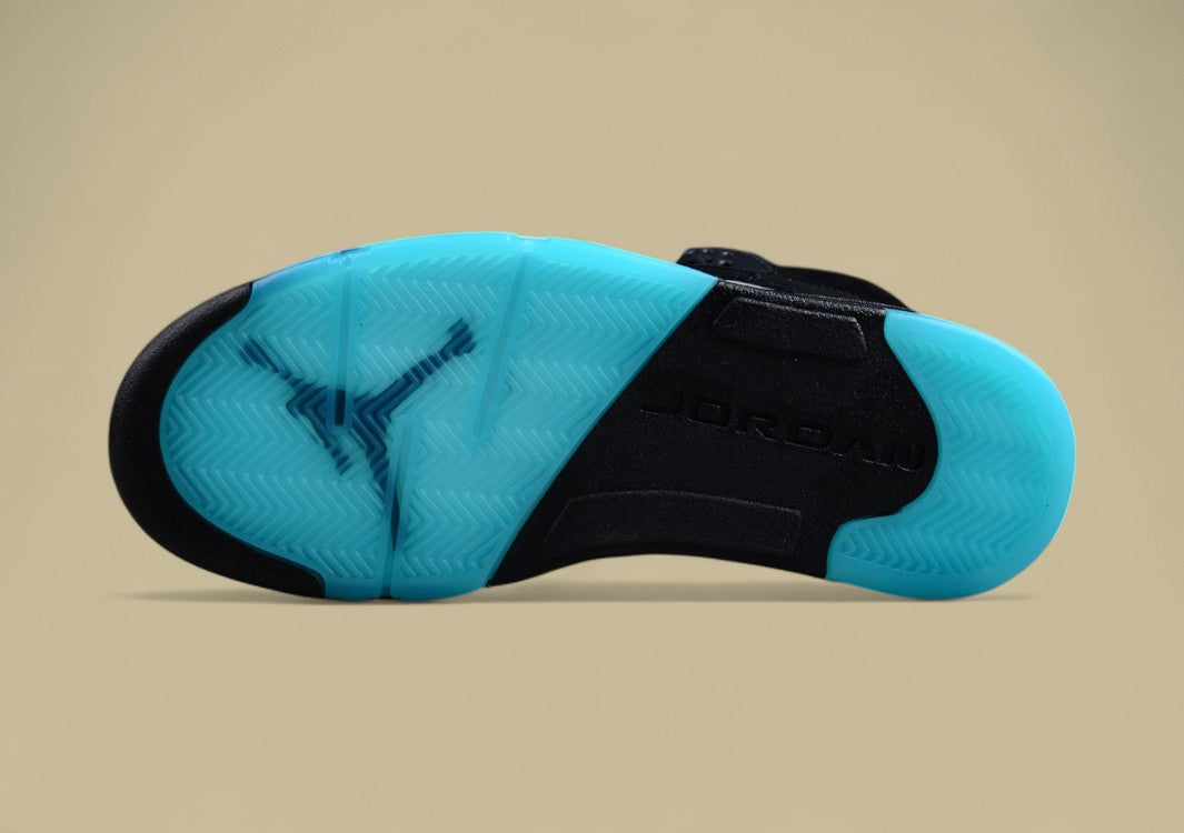 Air Jordan 5 Hornets Green Water Black Suede