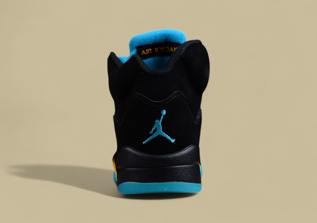 Air Jordan 5 Hornets Green Water Black Suede