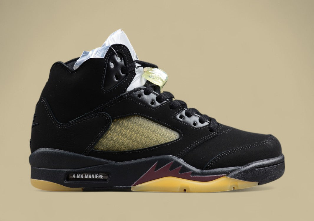 Air Jordan 5 Low "5 Joint Suede Black"