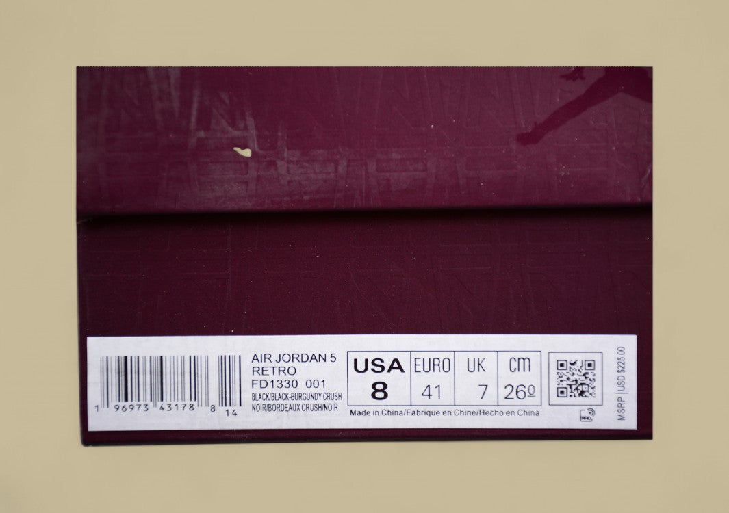 Air Jordan 5 Low "5 Joint Suede Black"