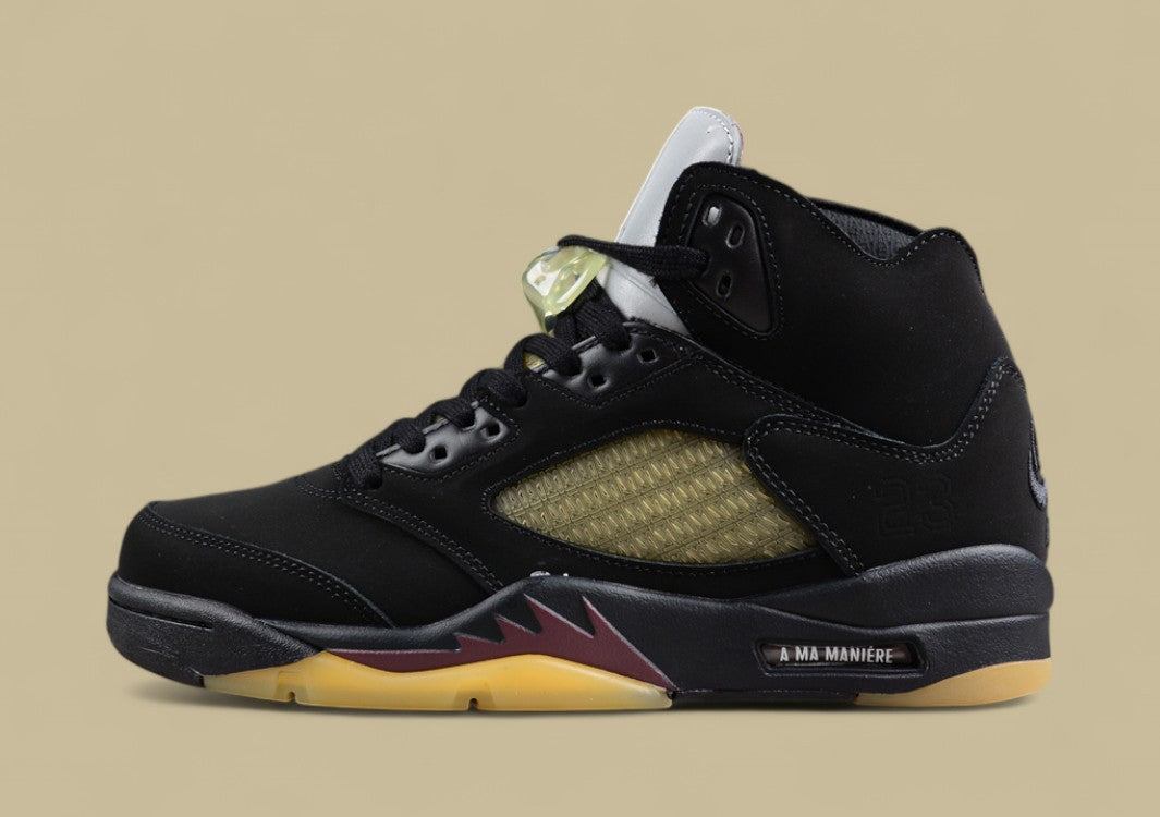 Air Jordan 5 Low "5 Joint Suede Black"