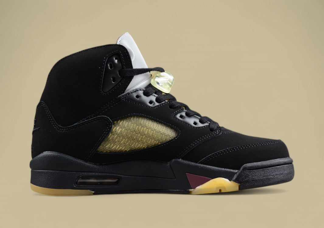 Air Jordan 5 Low "5 Joint Suede Black"