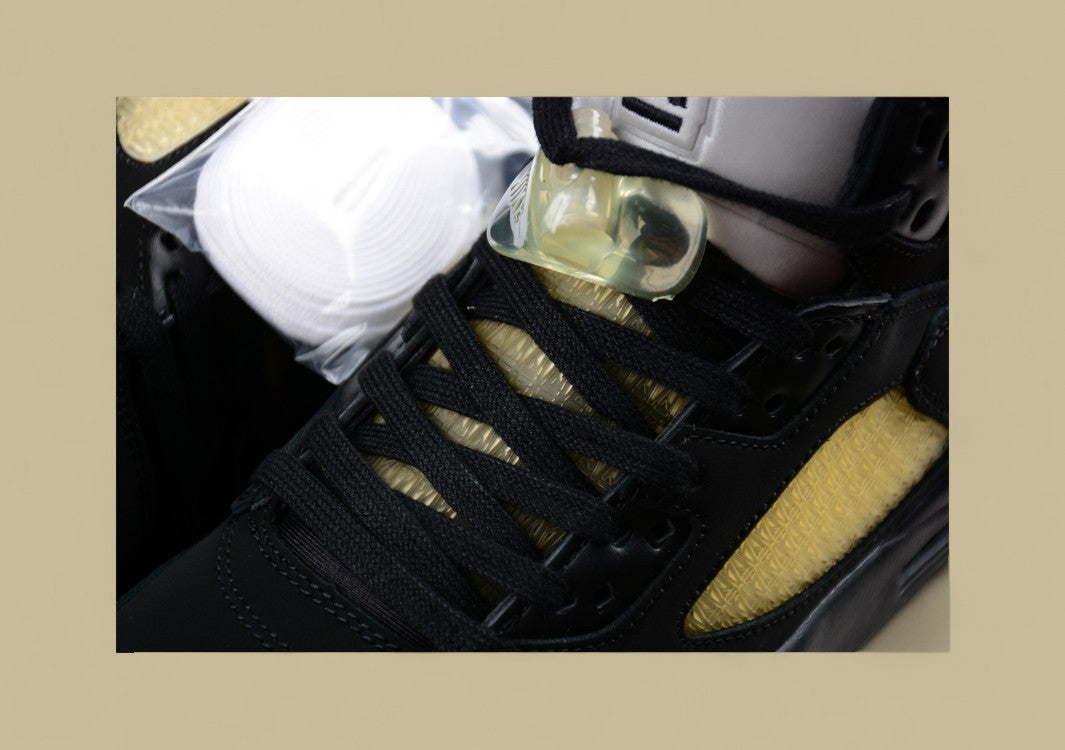 Air Jordan 5 Low "5 Joint Suede Black"