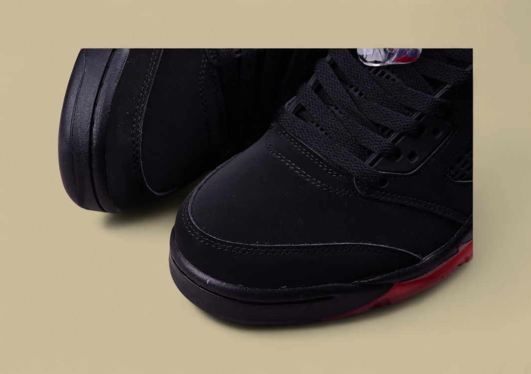 Air Jordan 5 Low Black & Red