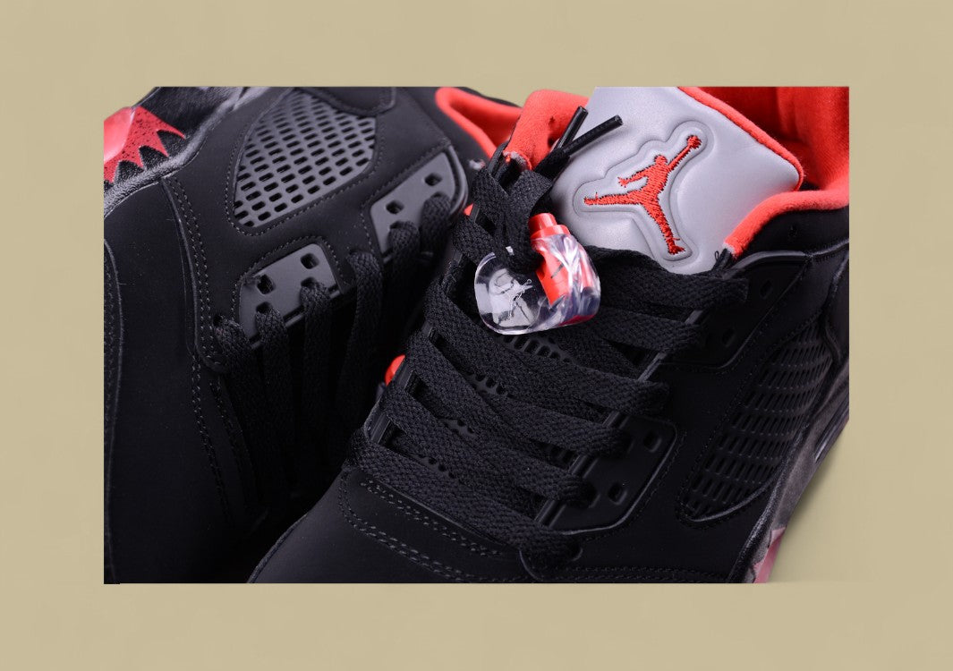 Air Jordan 5 Low Black & Red