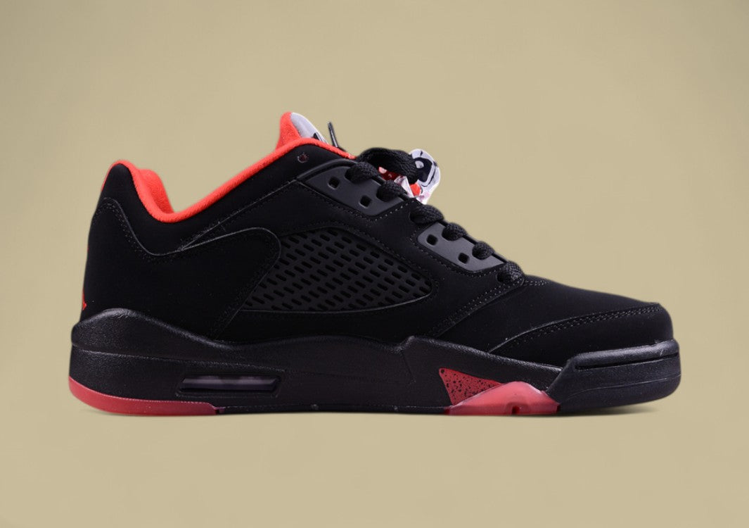 Air Jordan 5 Low Black & Red