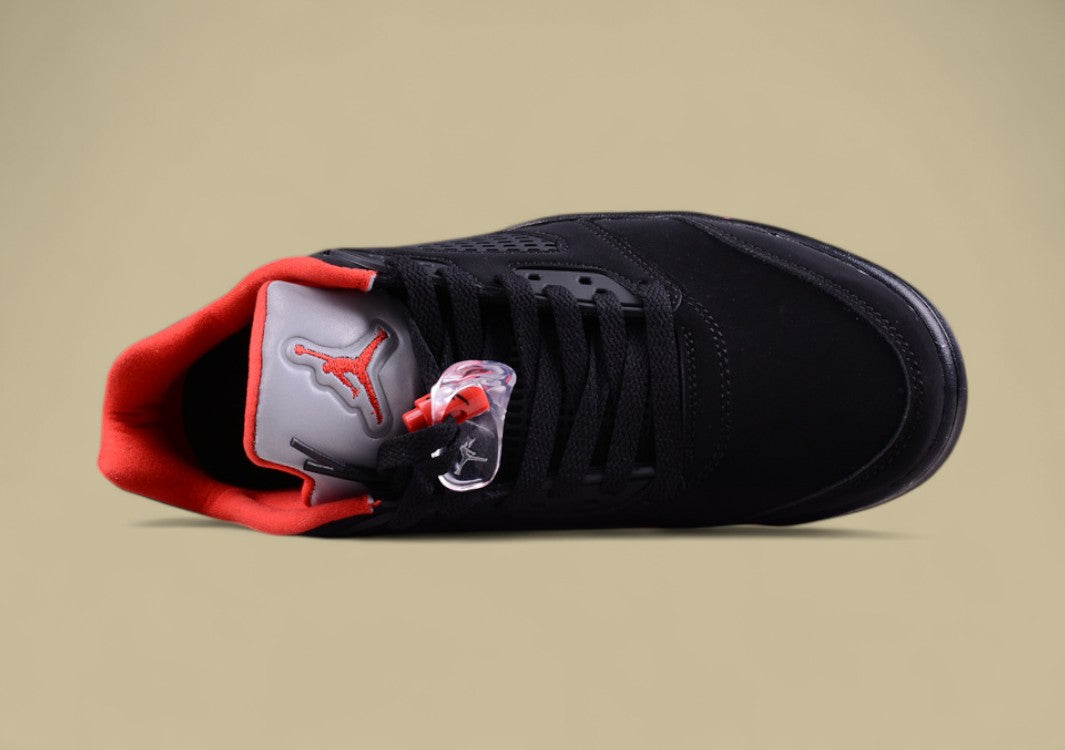 Air Jordan 5 Low Black & Red