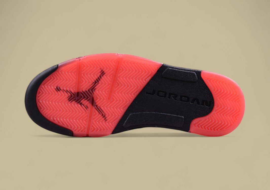 Air Jordan 5 Low Black & Red