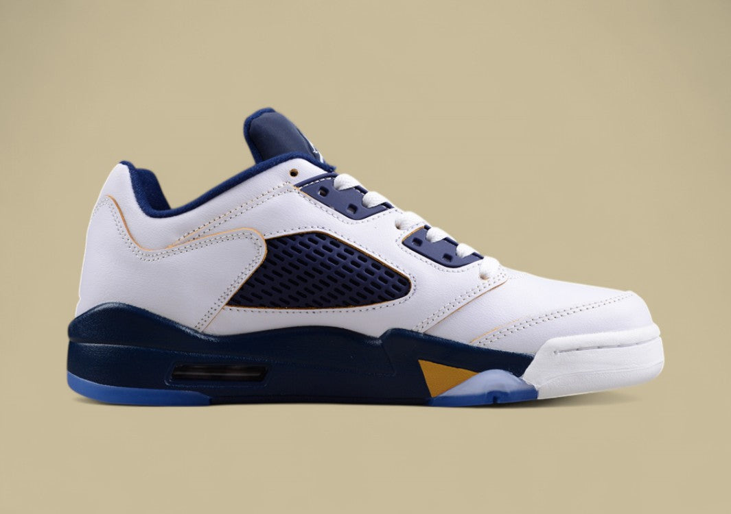 Air Jordan 5 Low Dunk From Above White Blue