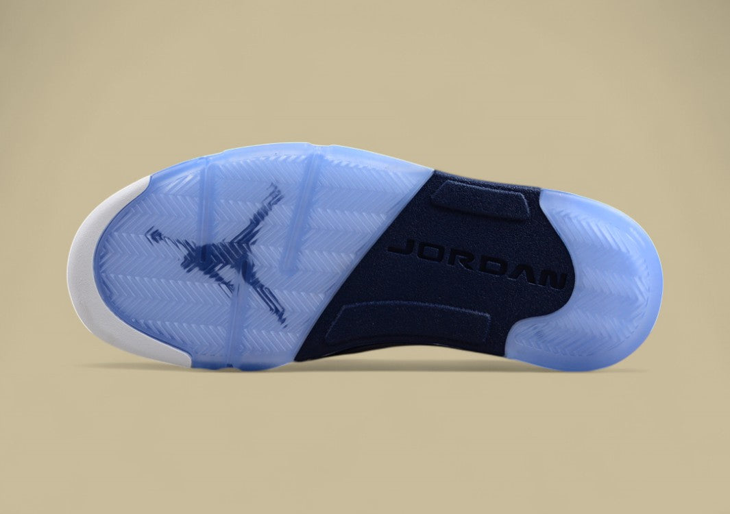 Air Jordan 5 Low Dunk From Above White Blue