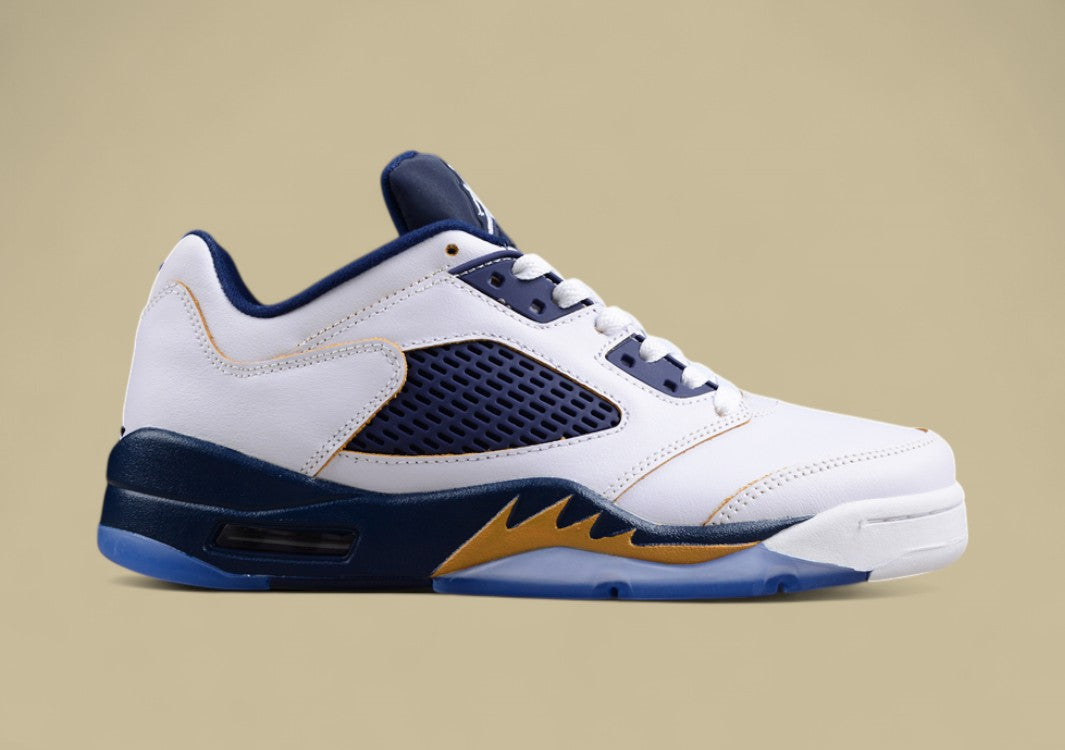 Air Jordan 5 Low Dunk From Above White Blue