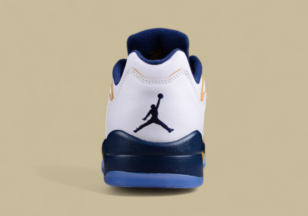 Air Jordan 5 Low Dunk From Above White Blue