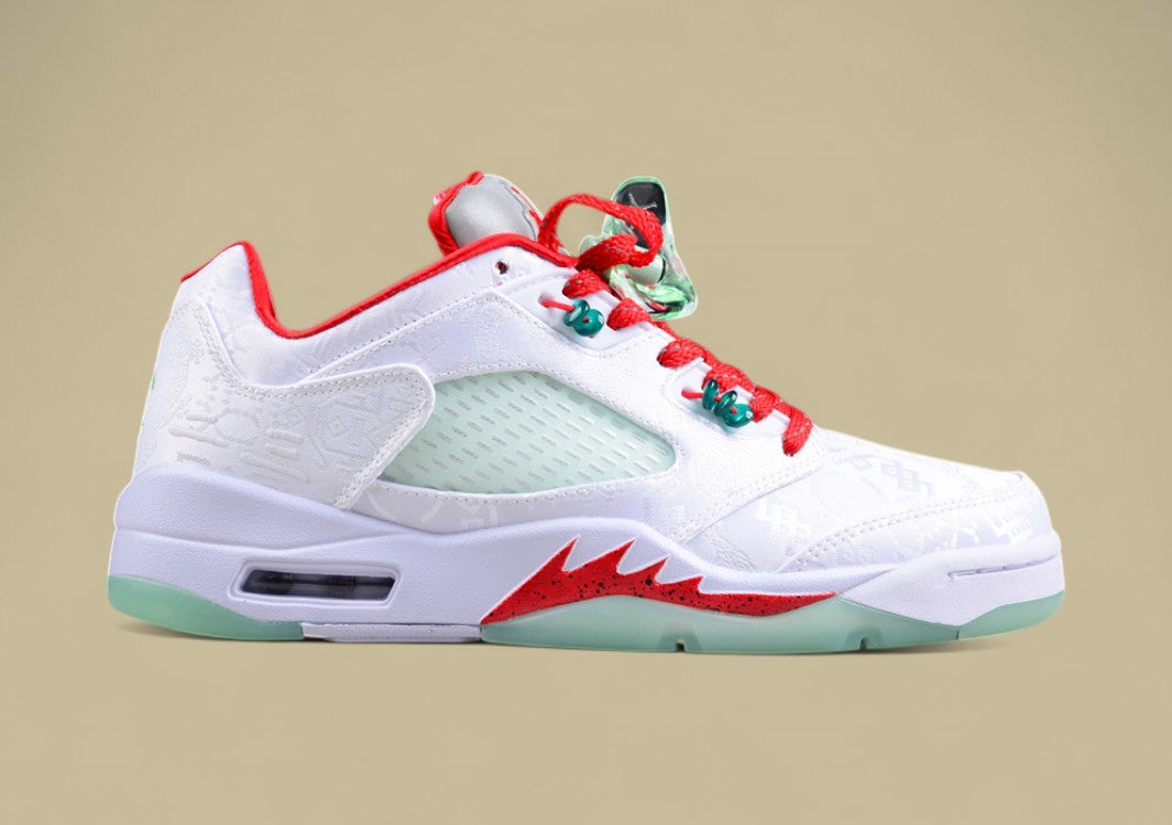 Air Jordan 5 Low White Jade Silk