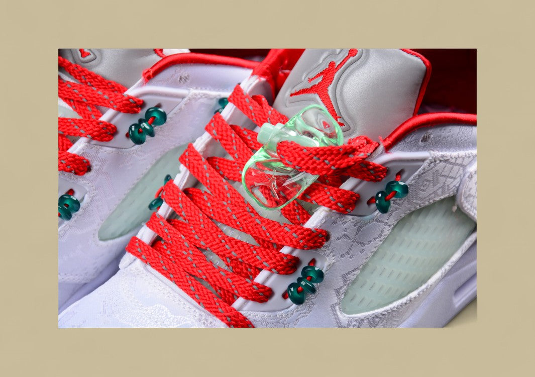 Air Jordan 5 Low White Jade Silk