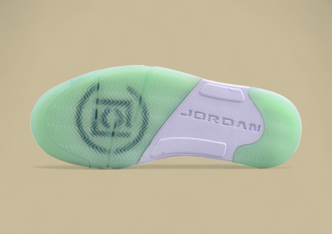 Air Jordan 5 Low White Jade Silk