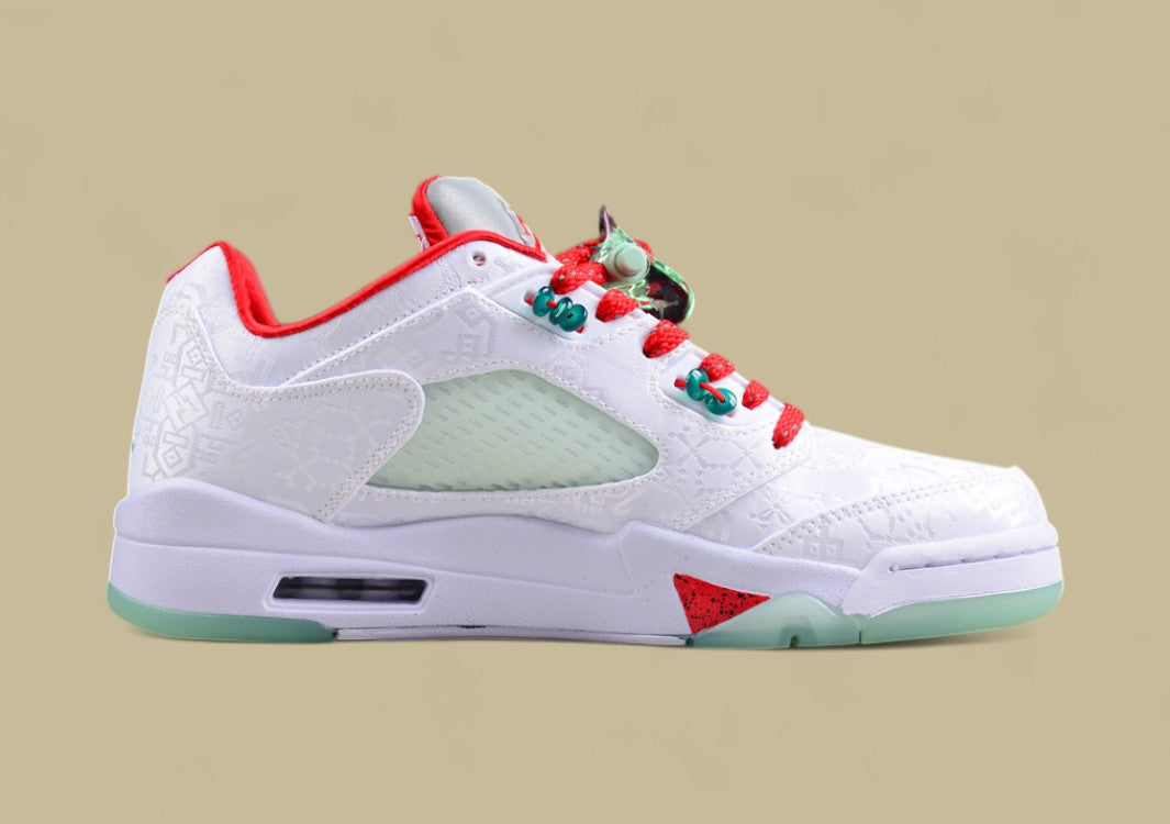 Air Jordan 5 Low White Jade Silk