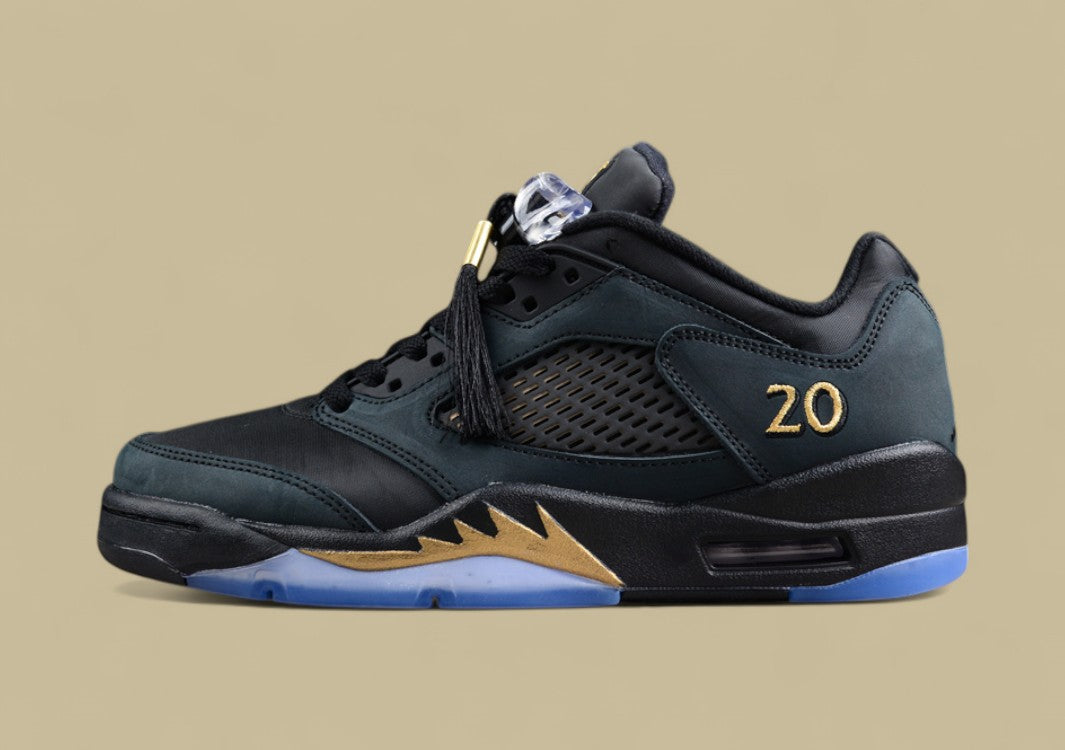 Air Jordan 5 Low "Wings" Black & Gold