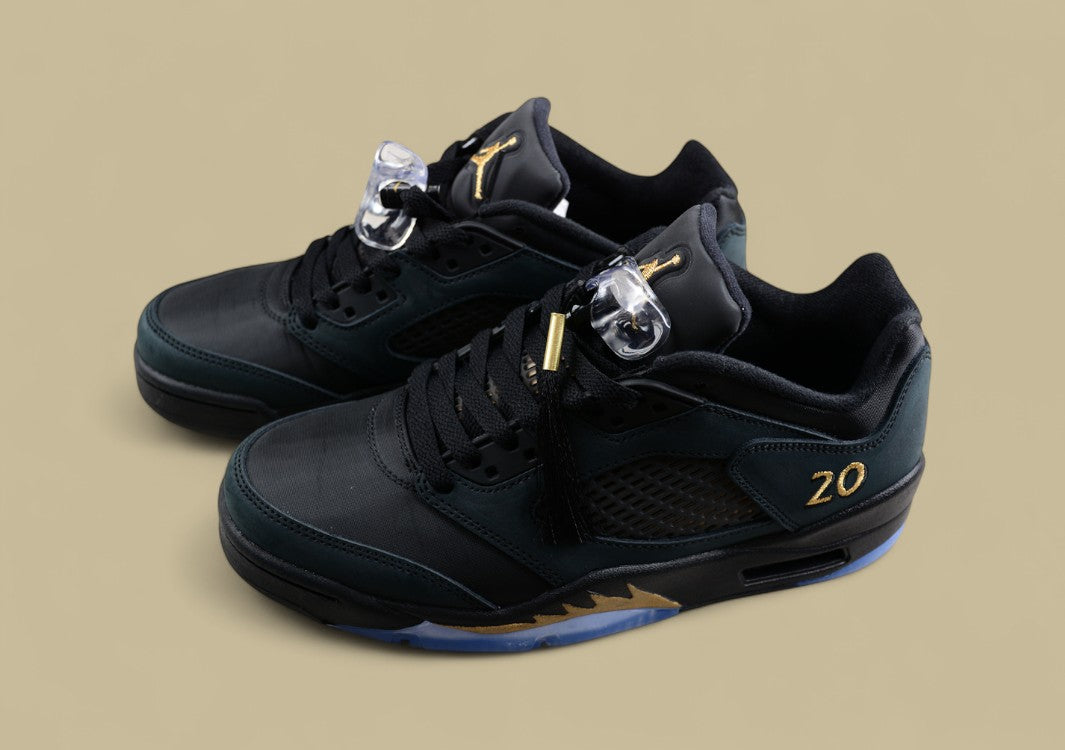 Air Jordan 5 Low "Wings" Black & Gold