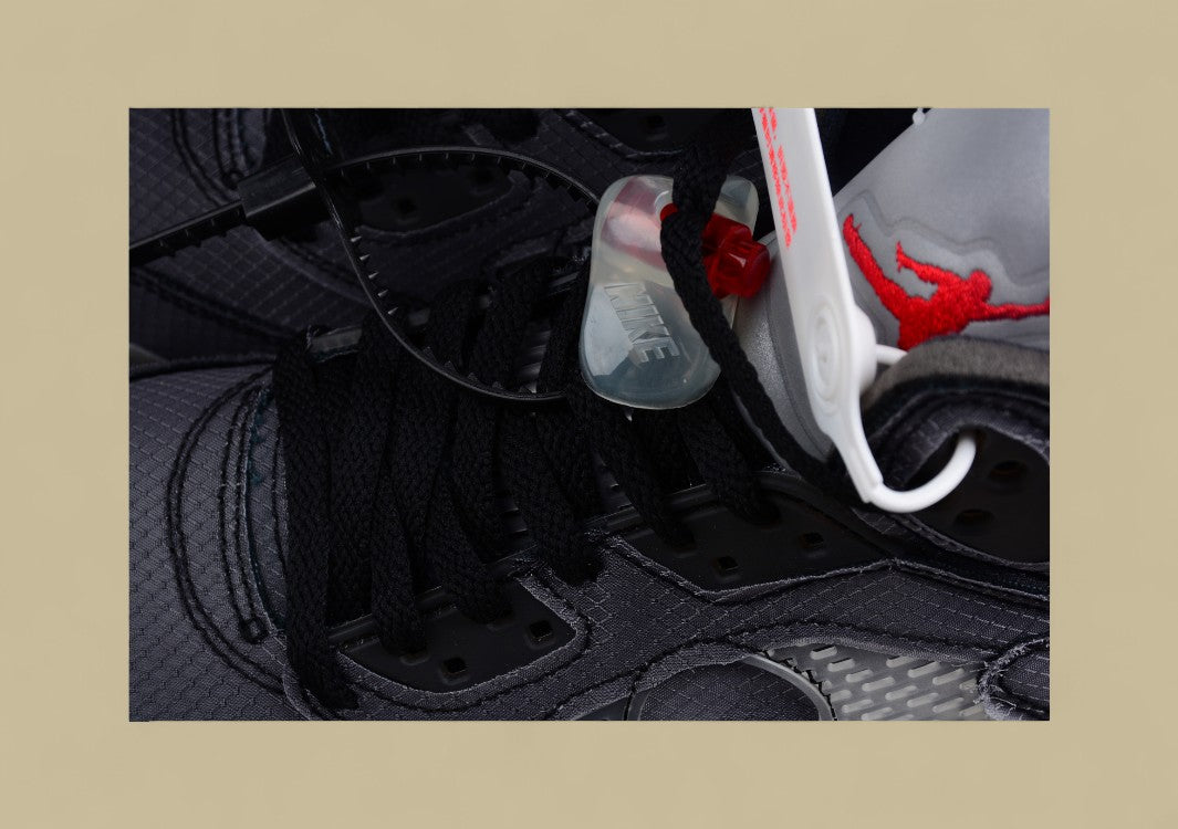 Air Jordan 5 Off White Black Cicada Wing