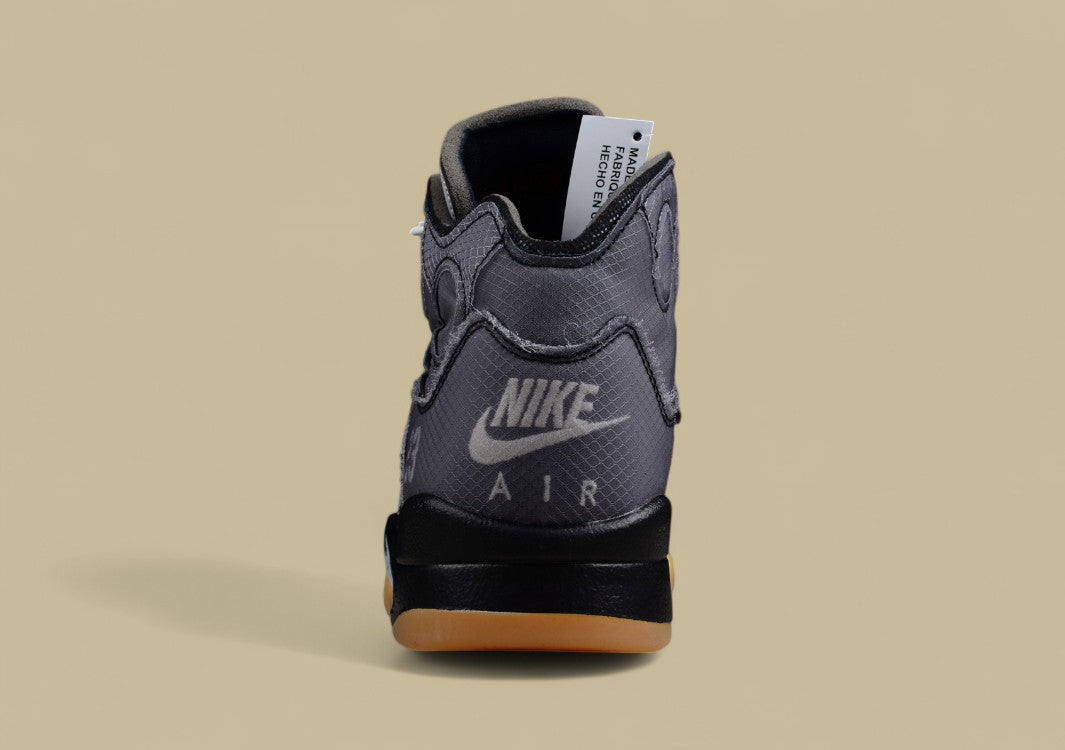 Air Jordan 5 Off White Black Cicada Wing