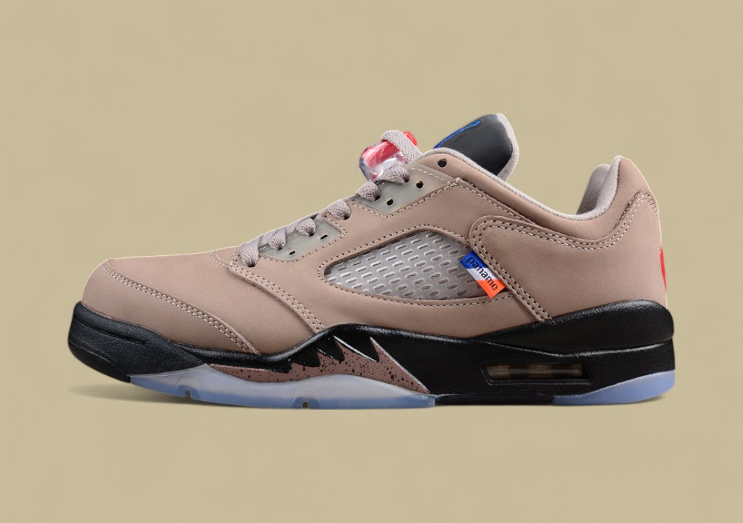 Air Jordan 5 Retro Dark Gray With a Bright Blue