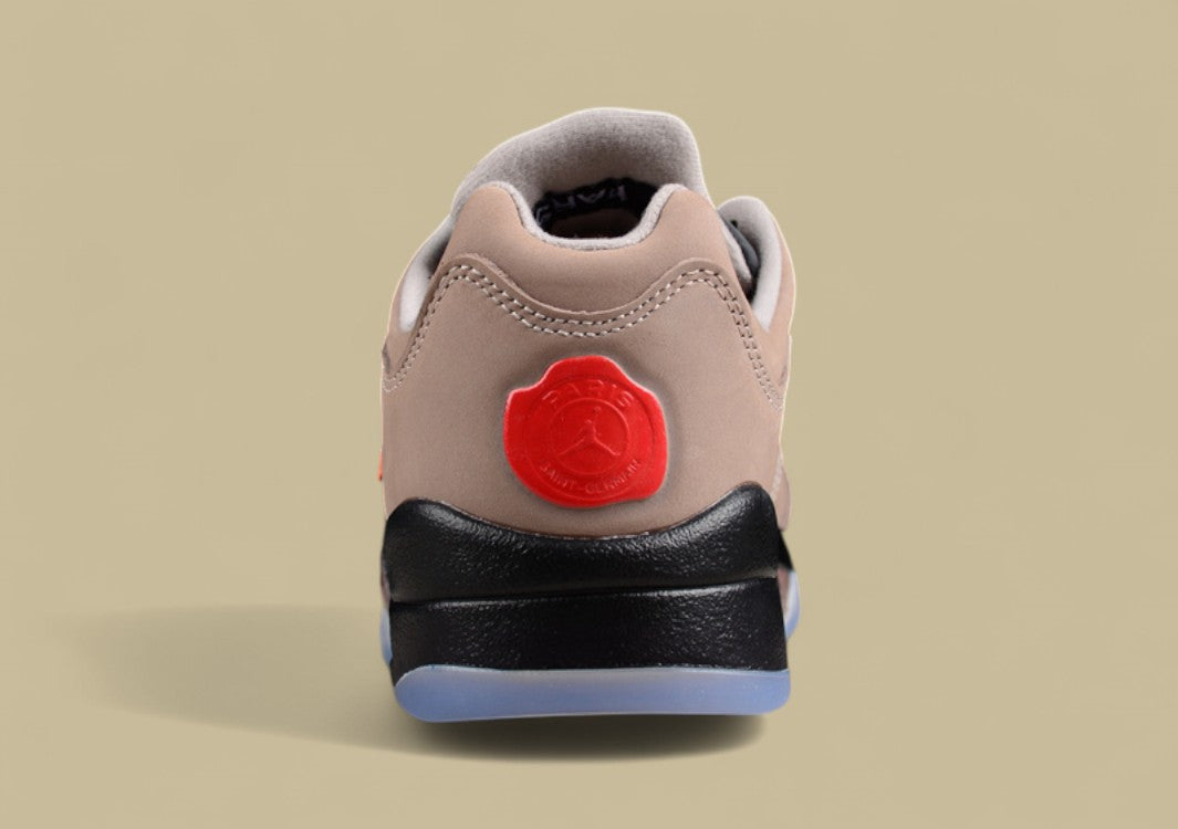 Air Jordan 5 Retro Dark Gray With a Bright Blue