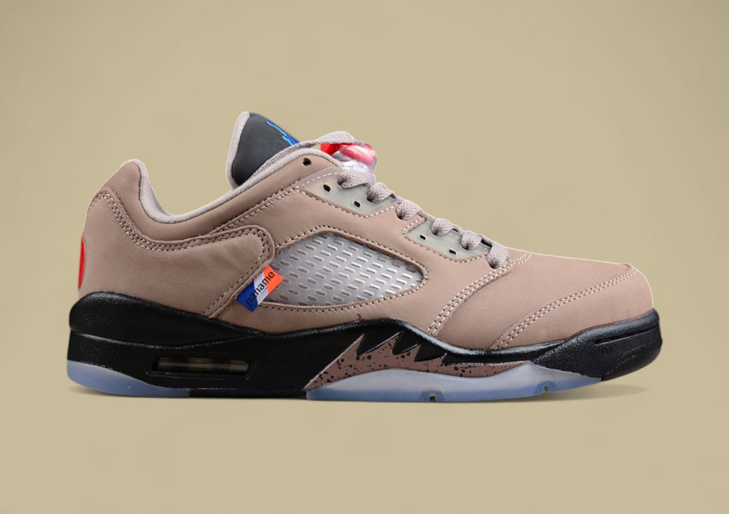 Air Jordan 5 Retro Dark Gray With a Bright Blue