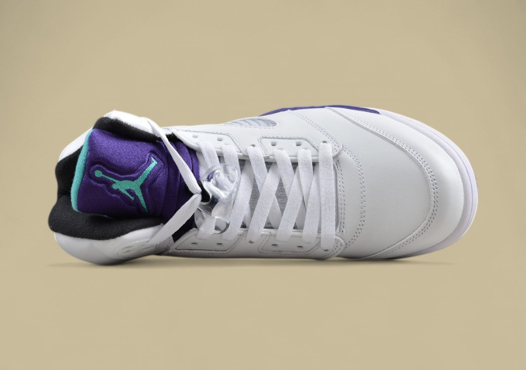 Air Jordan 5 Retro Grape White & Purple