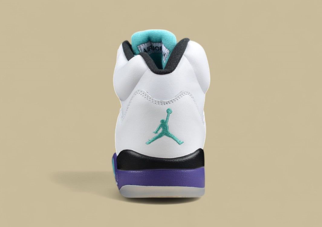 Air Jordan 5 Retro Grape White & Purple