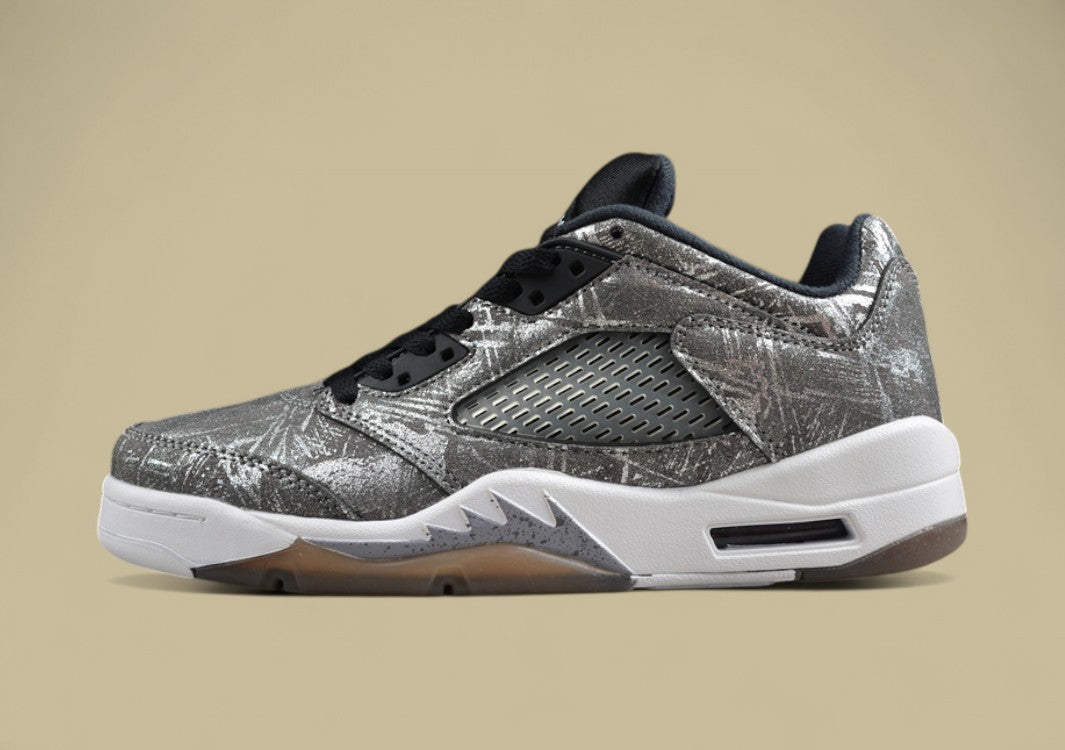 Air Jordan 5 Retro Gray & Silver