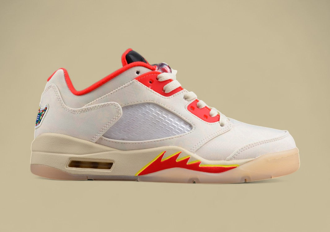 Air Jordan 5 Retro Low Light Beige Off White