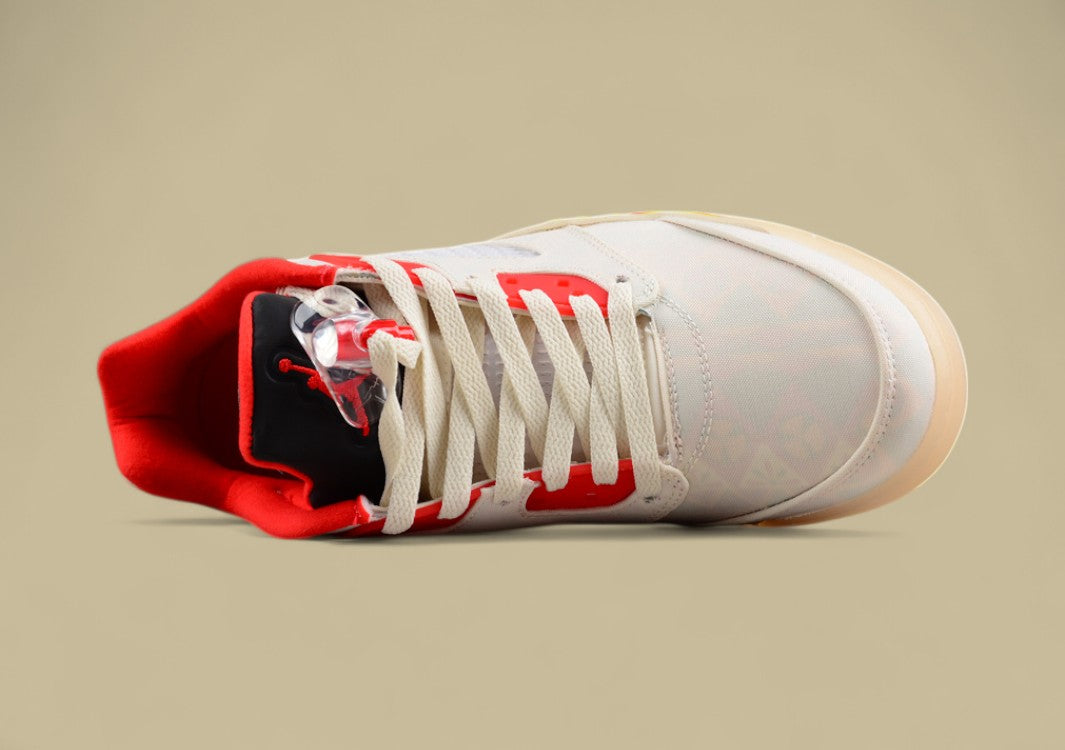 Air Jordan 5 Retro Low Light Beige Off White