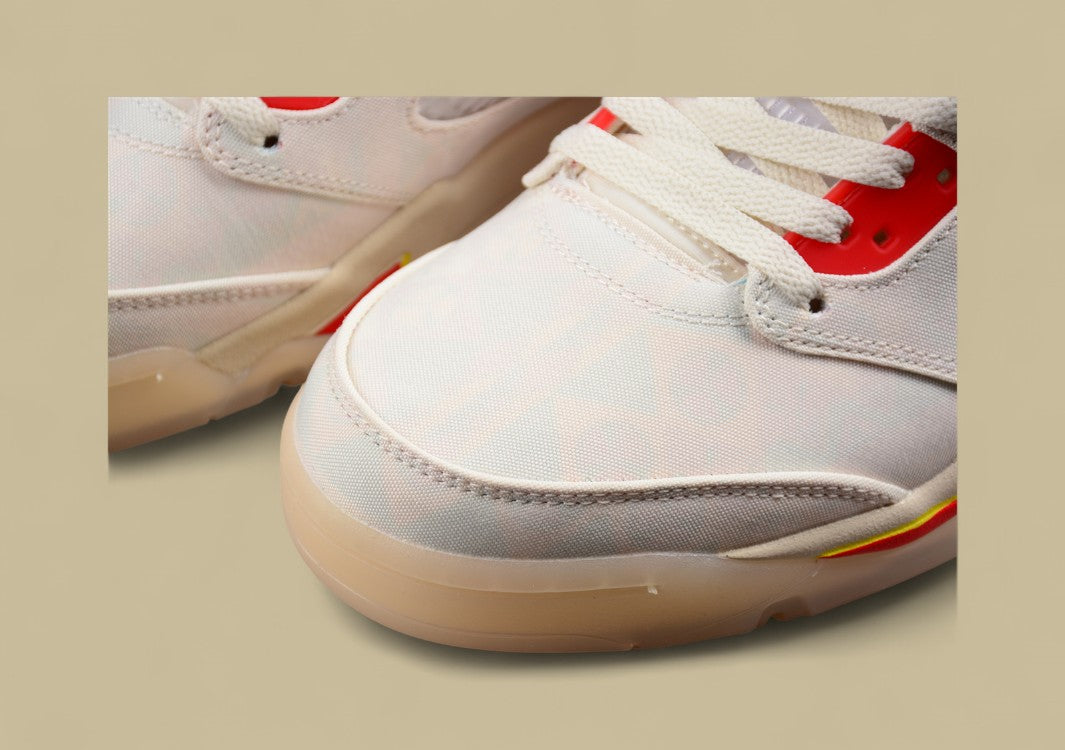 Air Jordan 5 Retro Low Light Beige Off White