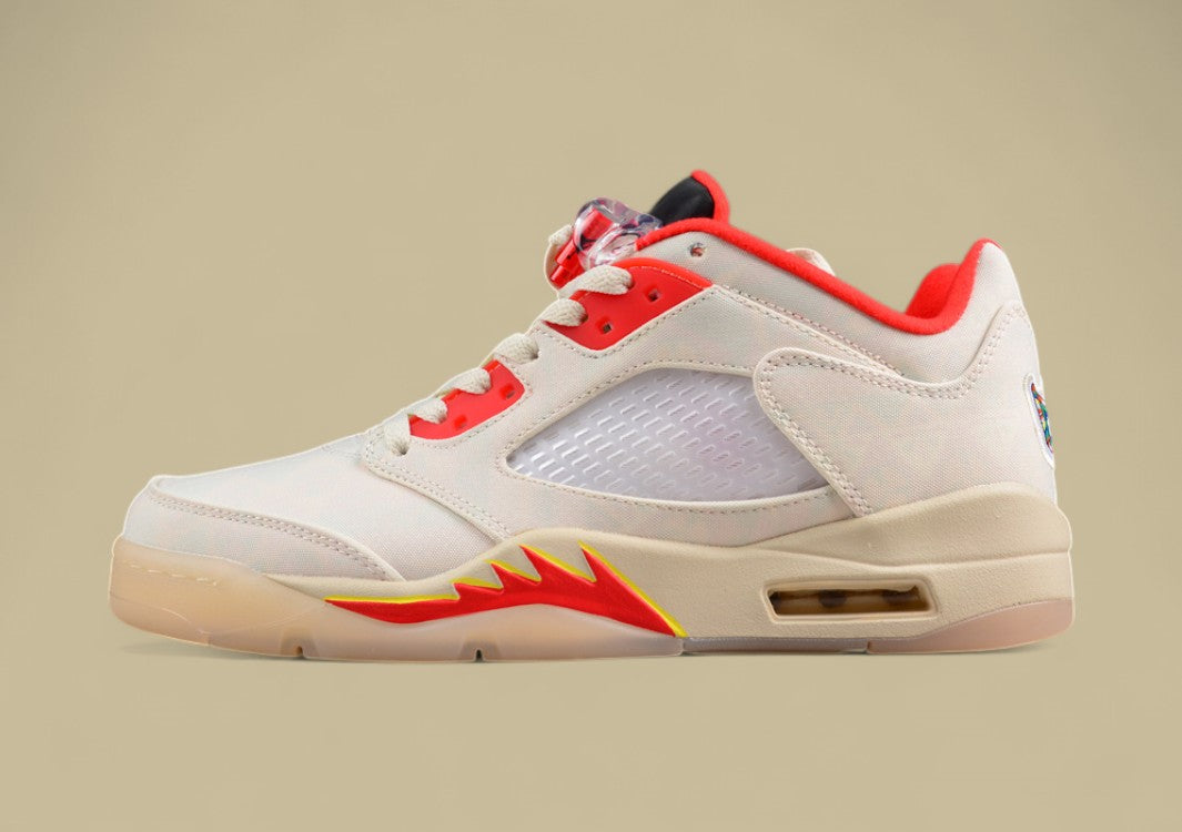 Air Jordan 5 Retro Low Light Beige Off White