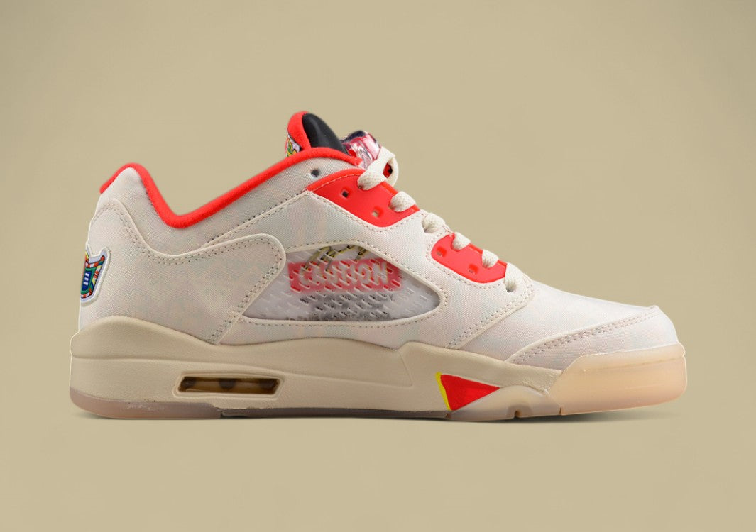 Air Jordan 5 Retro Low Light Beige Off White