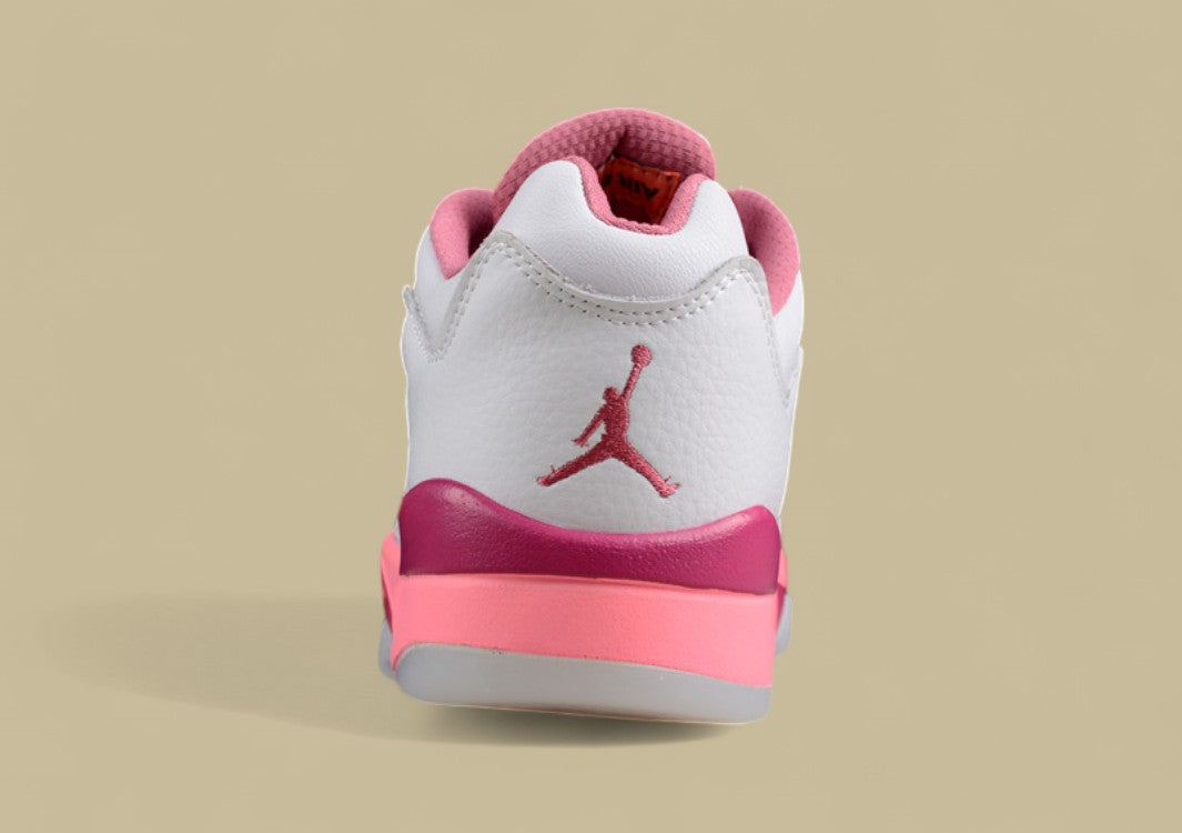Air Jordan 5 Retro Low White and Pink