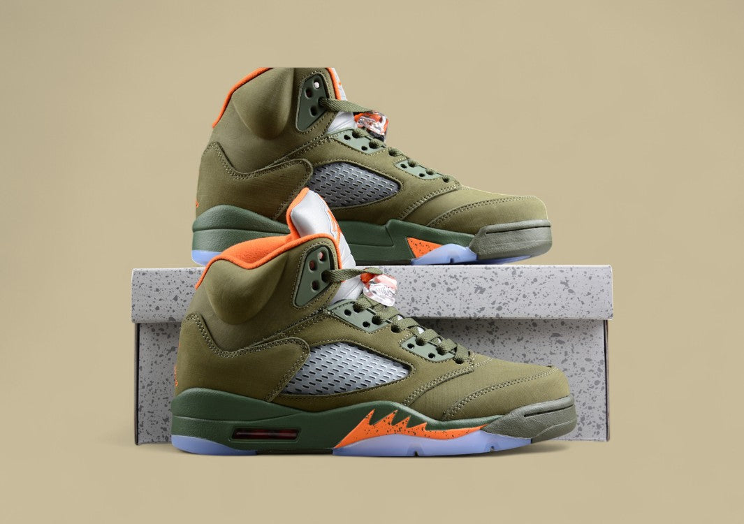 Air Jordan 5 Retro Olive Green