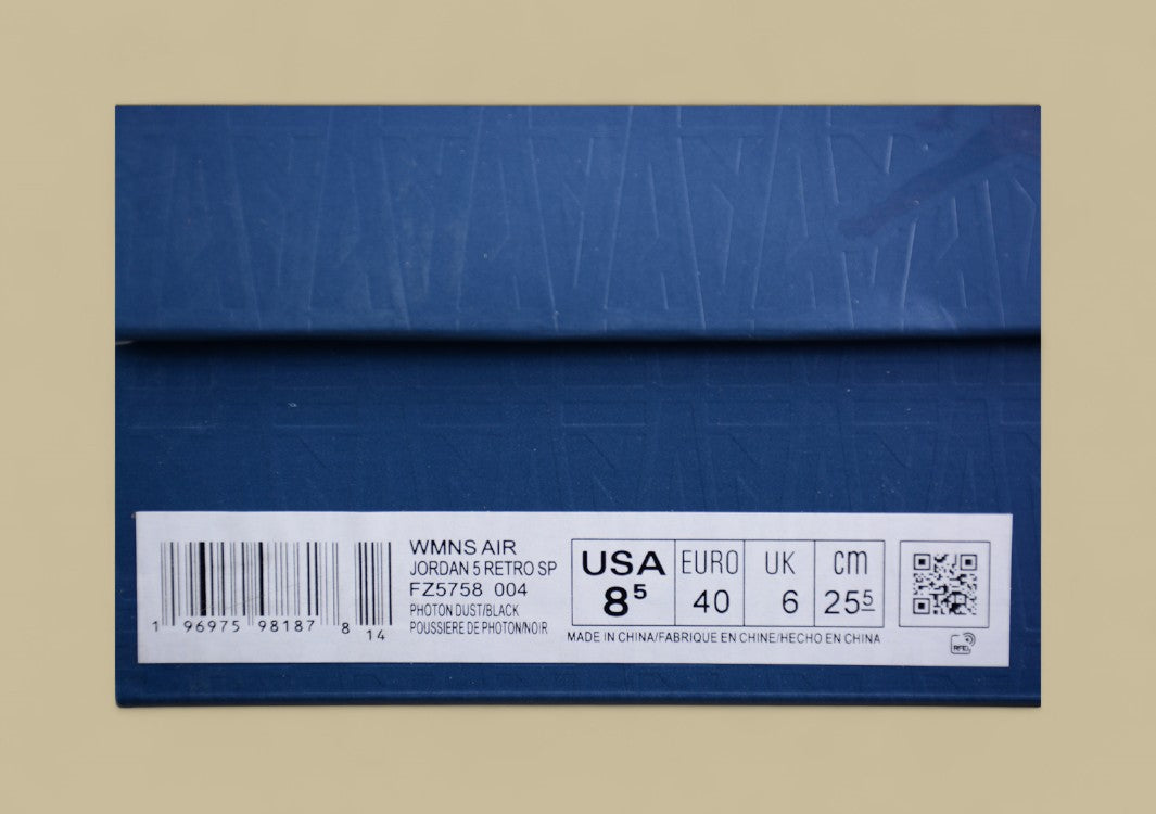 Air Jordan 5 Retro Photon Dust With Light Tooth White