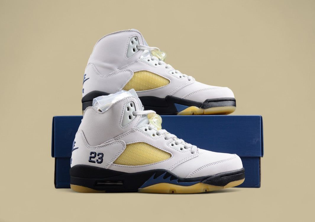 Air Jordan 5 Retro Photon Dust With Light Tooth White